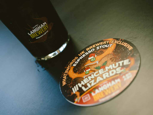 Coffee beer from Langham Brewery