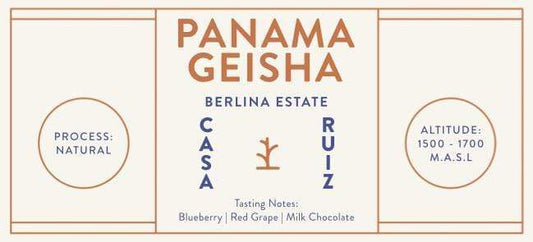 INTRODUCING: Panama Geisha - Casa Ruiz (Natural)