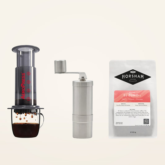 AeroPress & Rhino Hand Grinder Travel Bundle