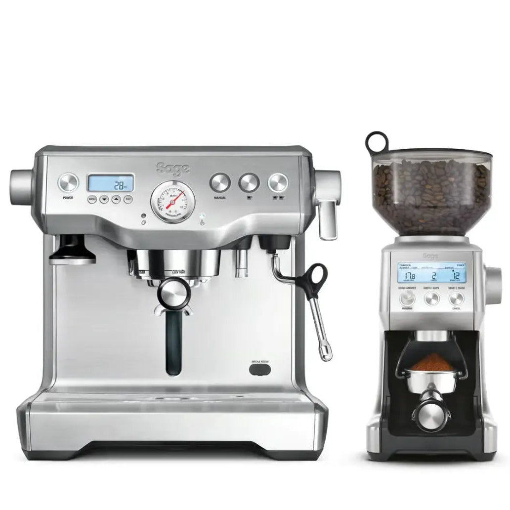 Sage the Dynamic Duo Espresso Machine and Coffee Grinder