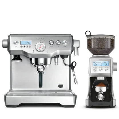 Sage the Dynamic Duo Espresso Machine and Coffee Grinder
