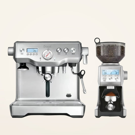 Sage the Dynamic Duo Espresso Machine and Coffee Grinder