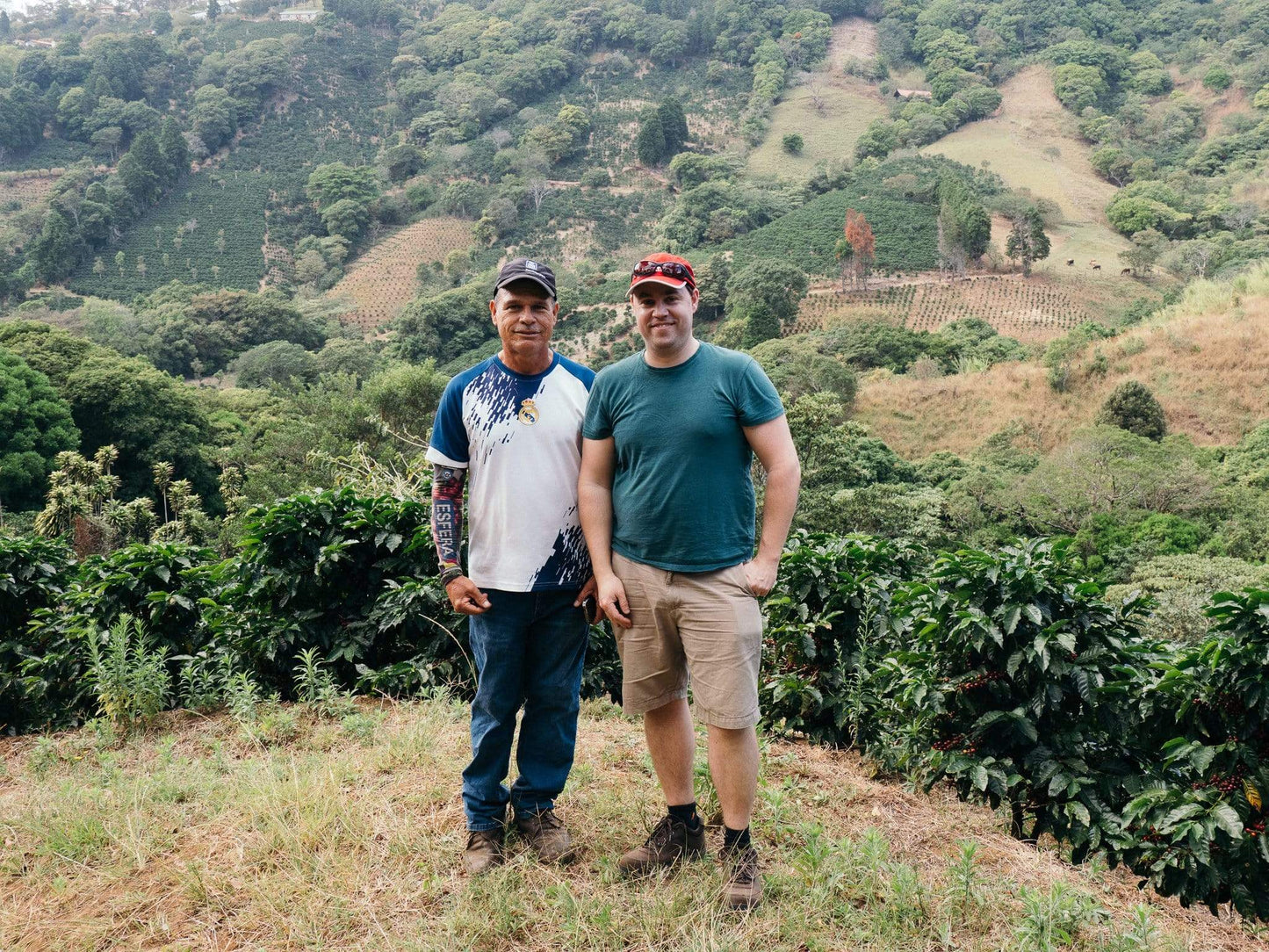 Costa Rica El Mirador Farm Bradley Steenkamp visiting