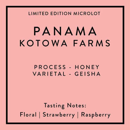 Panama - Kotowa farms honey Geisha